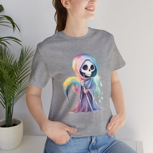 Cute Colorful Reaper - Short Sleeve Tee
